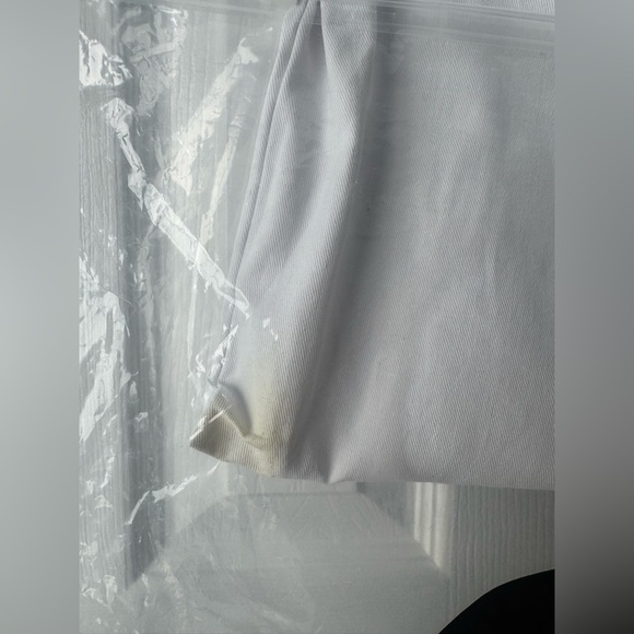 Telfar White Faux Leather Medium Shopping Bag Tote Shoulder Satchel - Picture 4 of 11